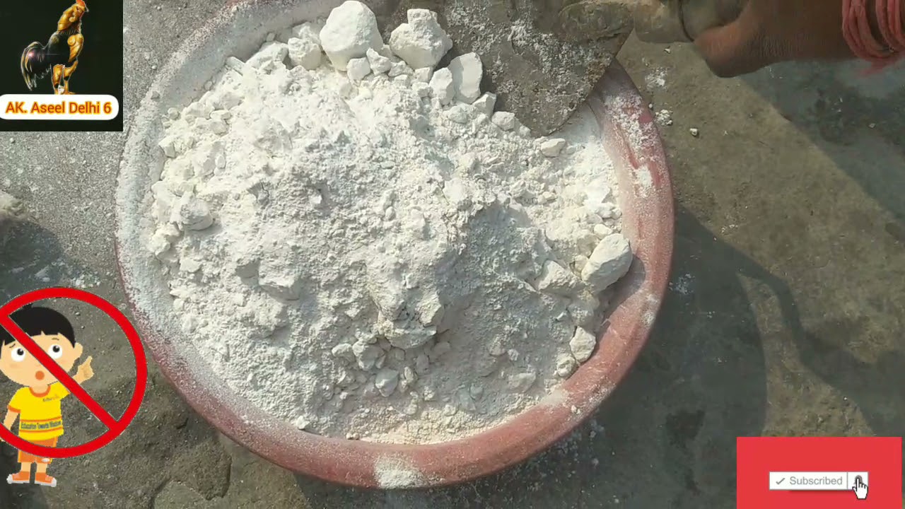 नेचुरल तारीखे से सफेदी (चुने ) से मुर्गी के लिए कैसे बनाये कैल्शियम # Murgio k liye ghar pe calcium
