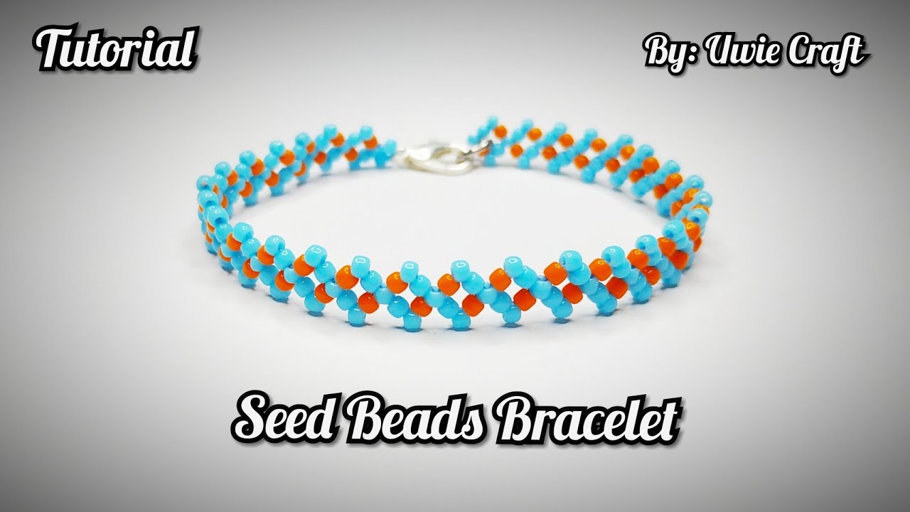 Beading Tutorial: How to Make Simple & Easy Seed Beads Bracelet for Beginner//Pondo Stitch//DIY!
