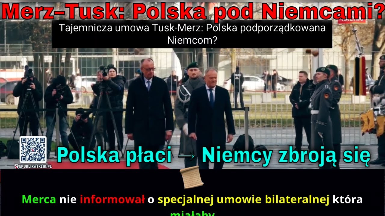 Tajemnicza umowa Tusk-Merz: Polska podporządkowana Niemcom?