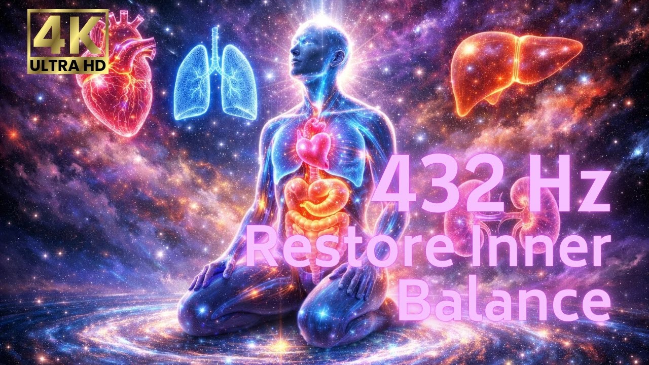 432Hz - Full Body Healing & Regeneration Frequency, Detox of Negative Emotions, Relieve Stress