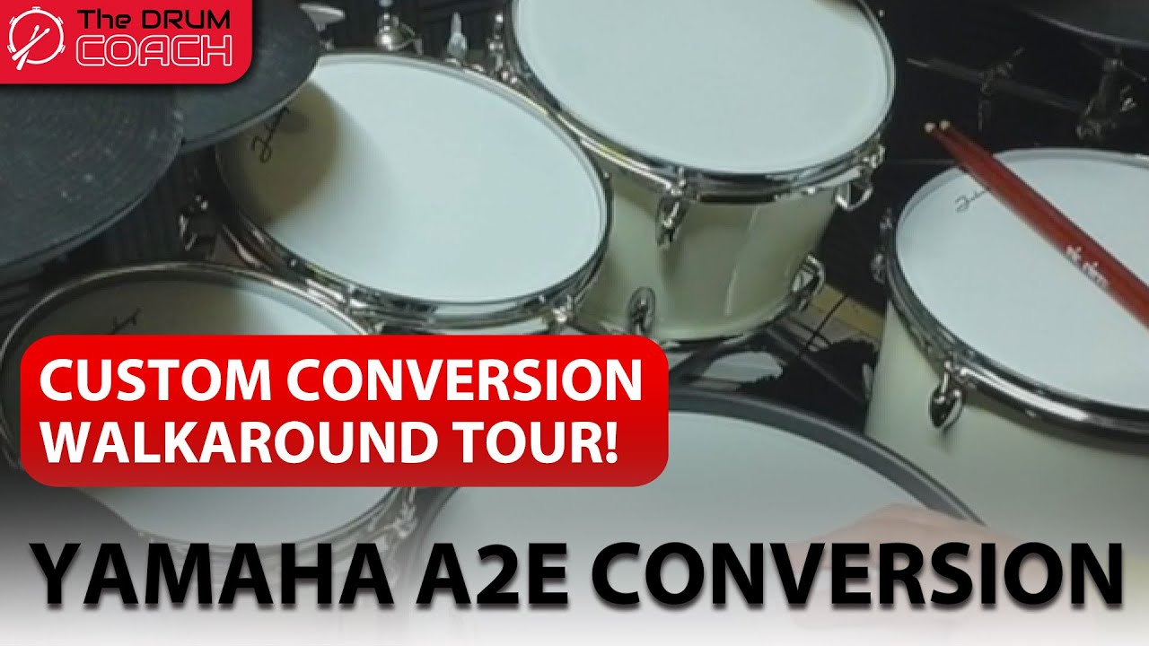 Yamaha Stage Custom Electronic Drum Conversion - Jobeky 3-Ply Mesh Heads & Fast-Fit Triggers