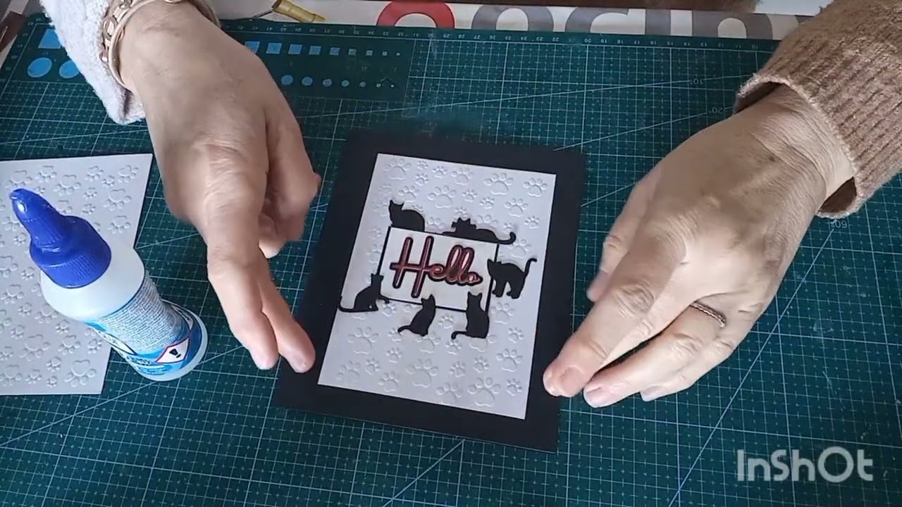 Papier embossé d une abonnée 😻😻