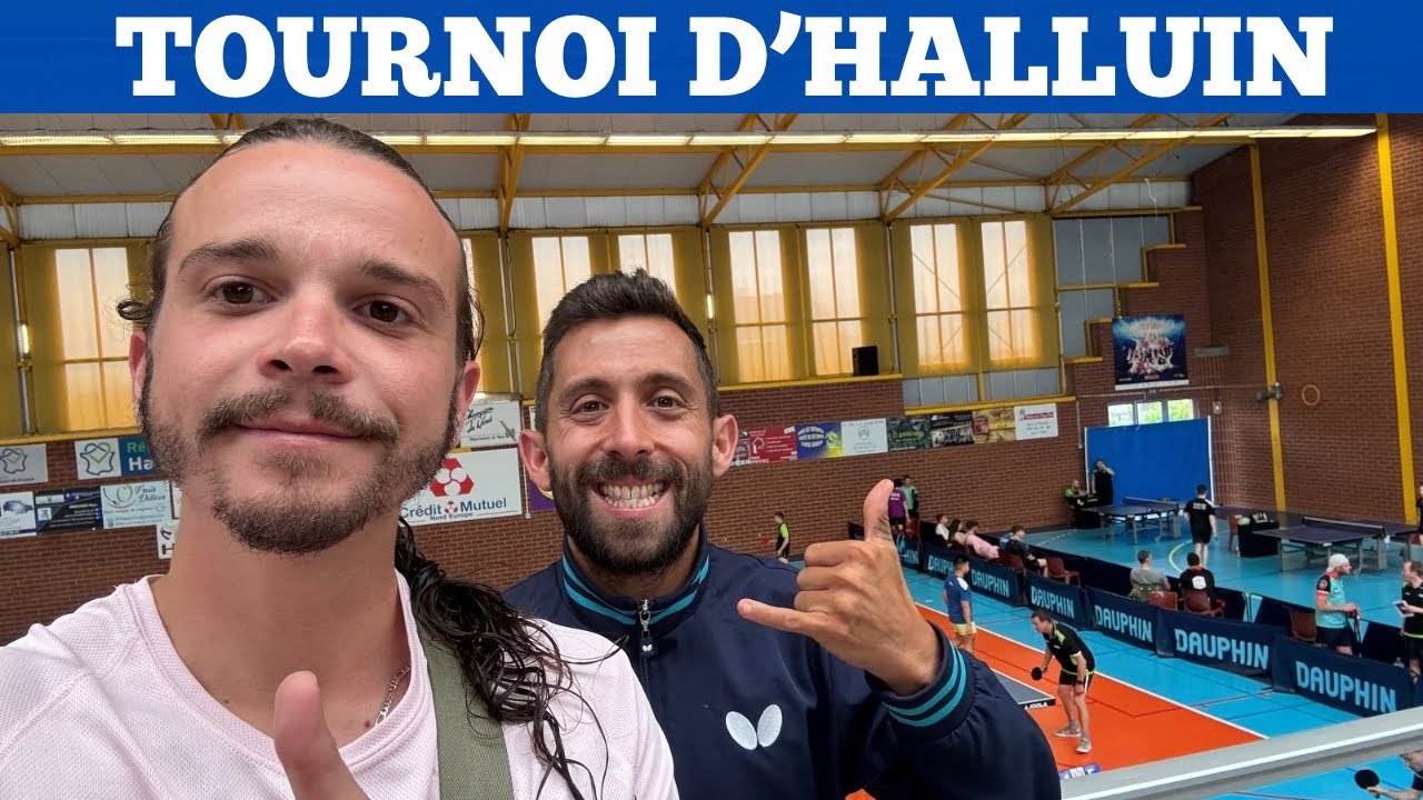 LE SAMEDI AU TOURNOI D’HALLUIN AVEC @ThomasGuignat 🔥🏓 (PARTIE 1)