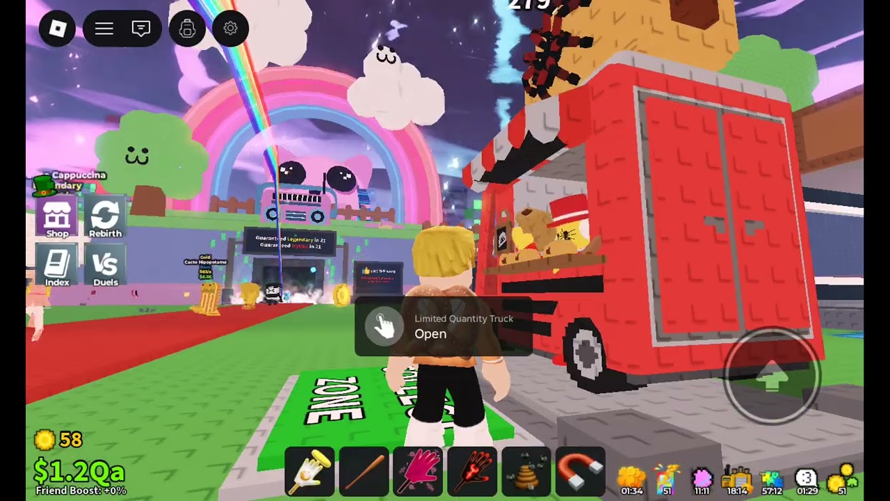 روبلوكس حاولت افتح كل شيء بحدث الفلوس ! Steal a brainrot 