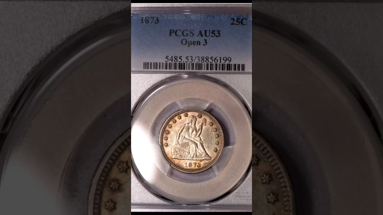 Key Date 1873 Seated Liberty Quarter...