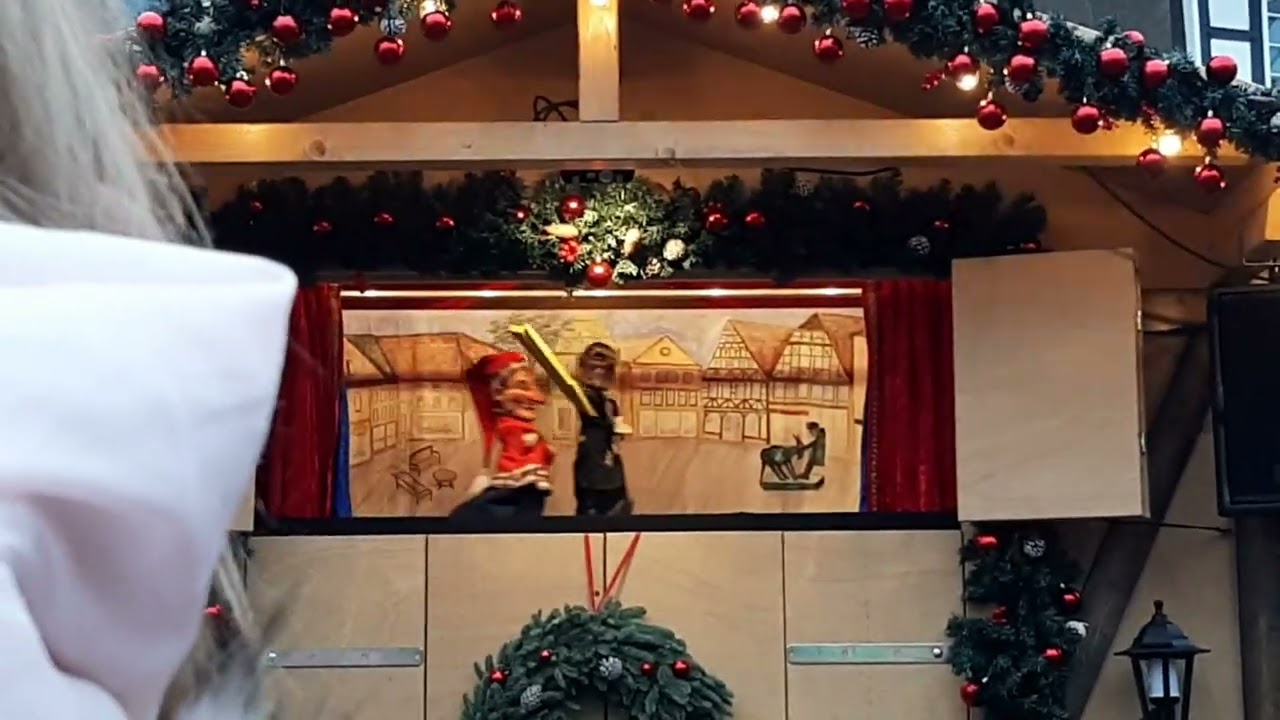 Kasperletheater mit Flocki Unna Weihnachtsmarkt