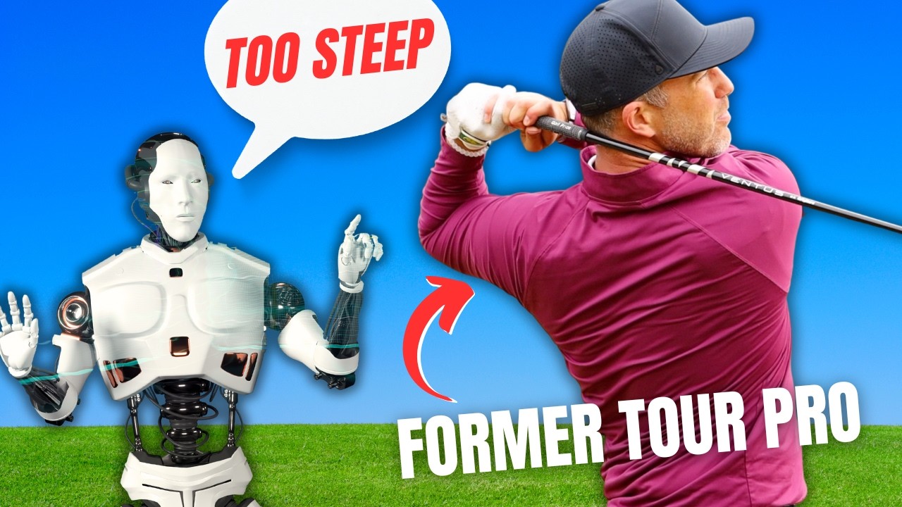 Профессиональный гольфист тестирует приложение AI GOLF SWING
