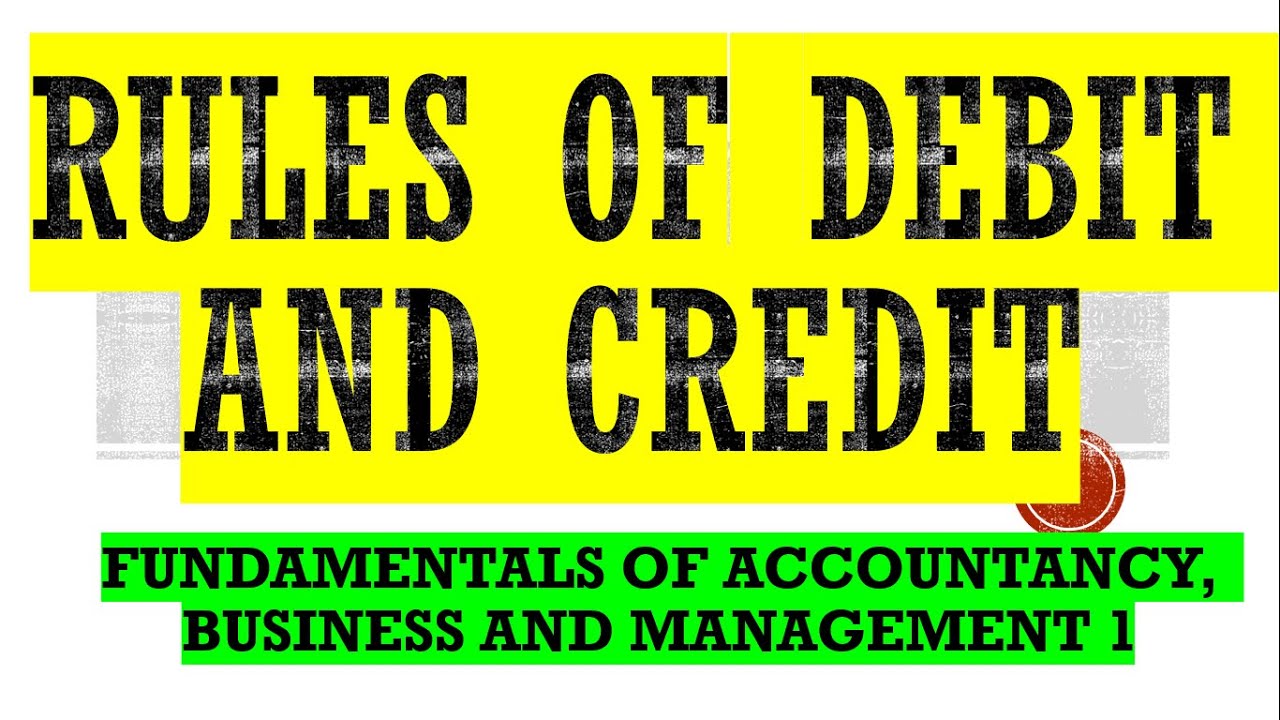 Rules of Debits and Credits (Explained in Taglish)