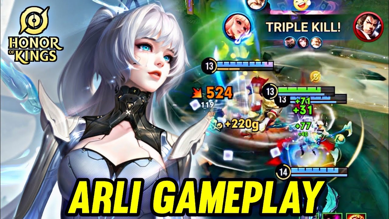 HOK : ARLI GAMEPLAY | IN FARM LANE - HONOR OF KINGS