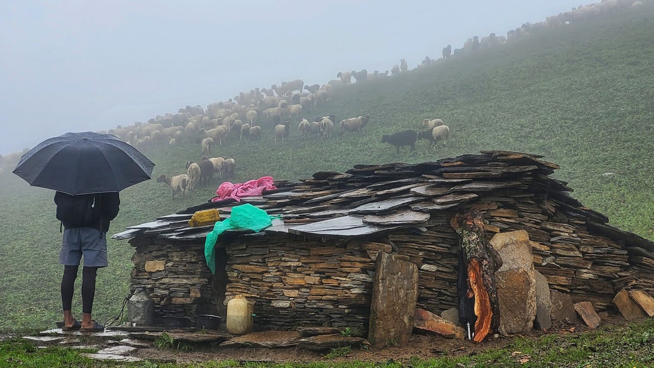 The Naturally Beautiful Rural Village Life During the Rain | All Season Compilation Video In Nepal |