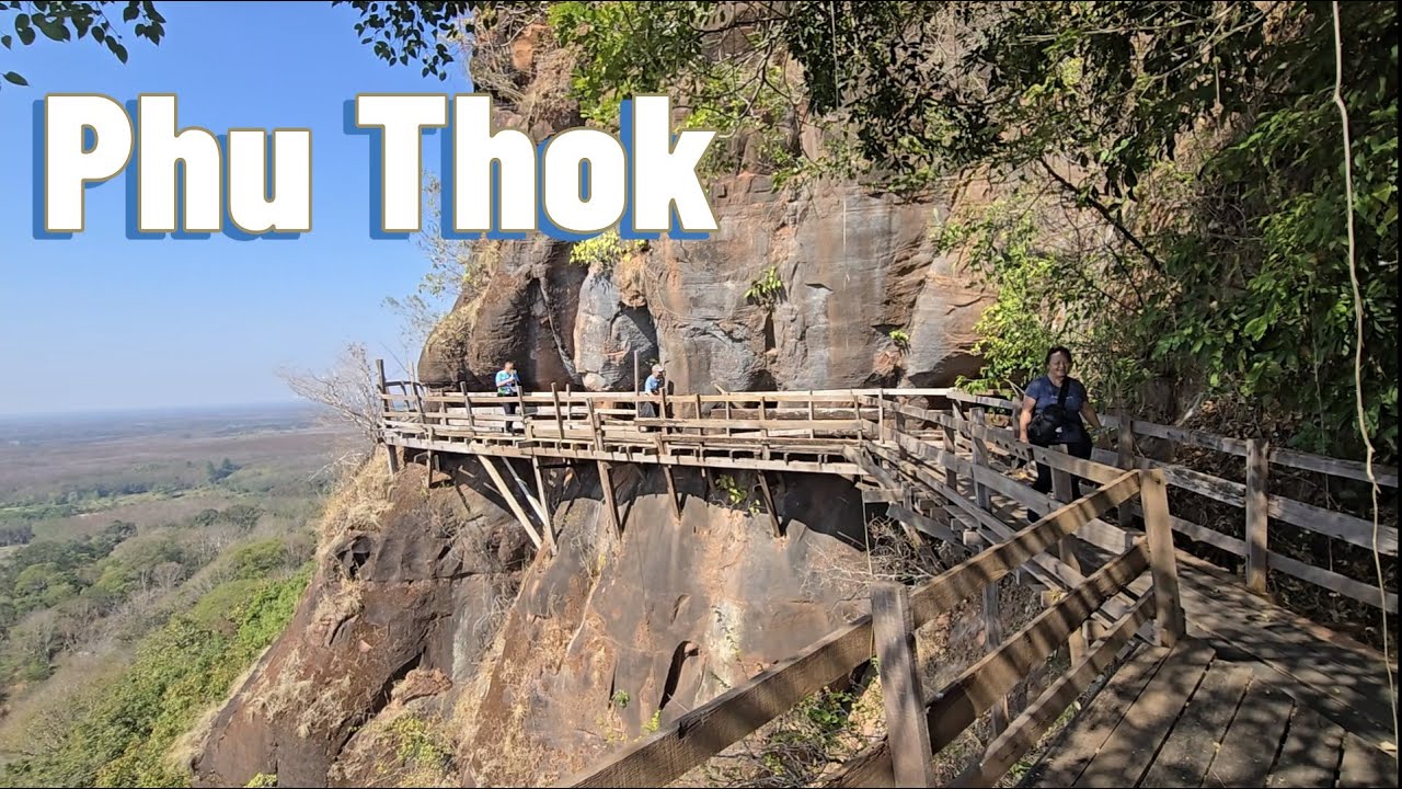 Cliff hanging Phu Thok - Thailand Ep.9