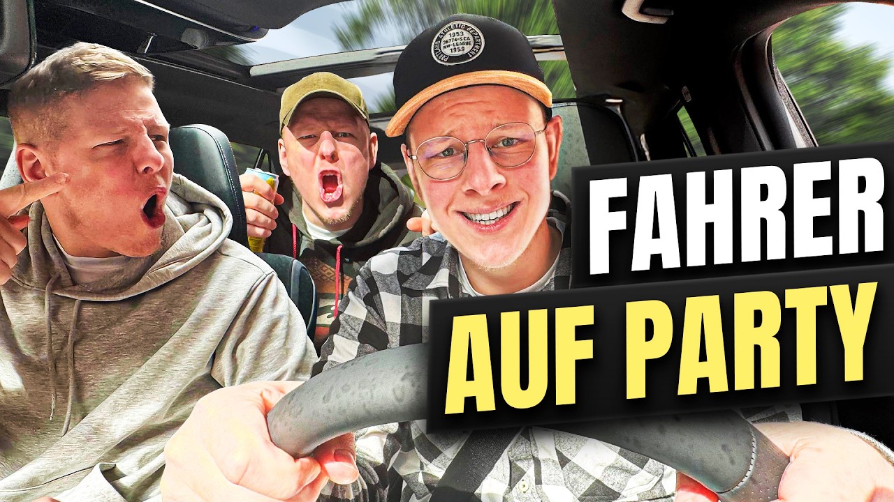 Wenn man Fahrer auf der Party ist.