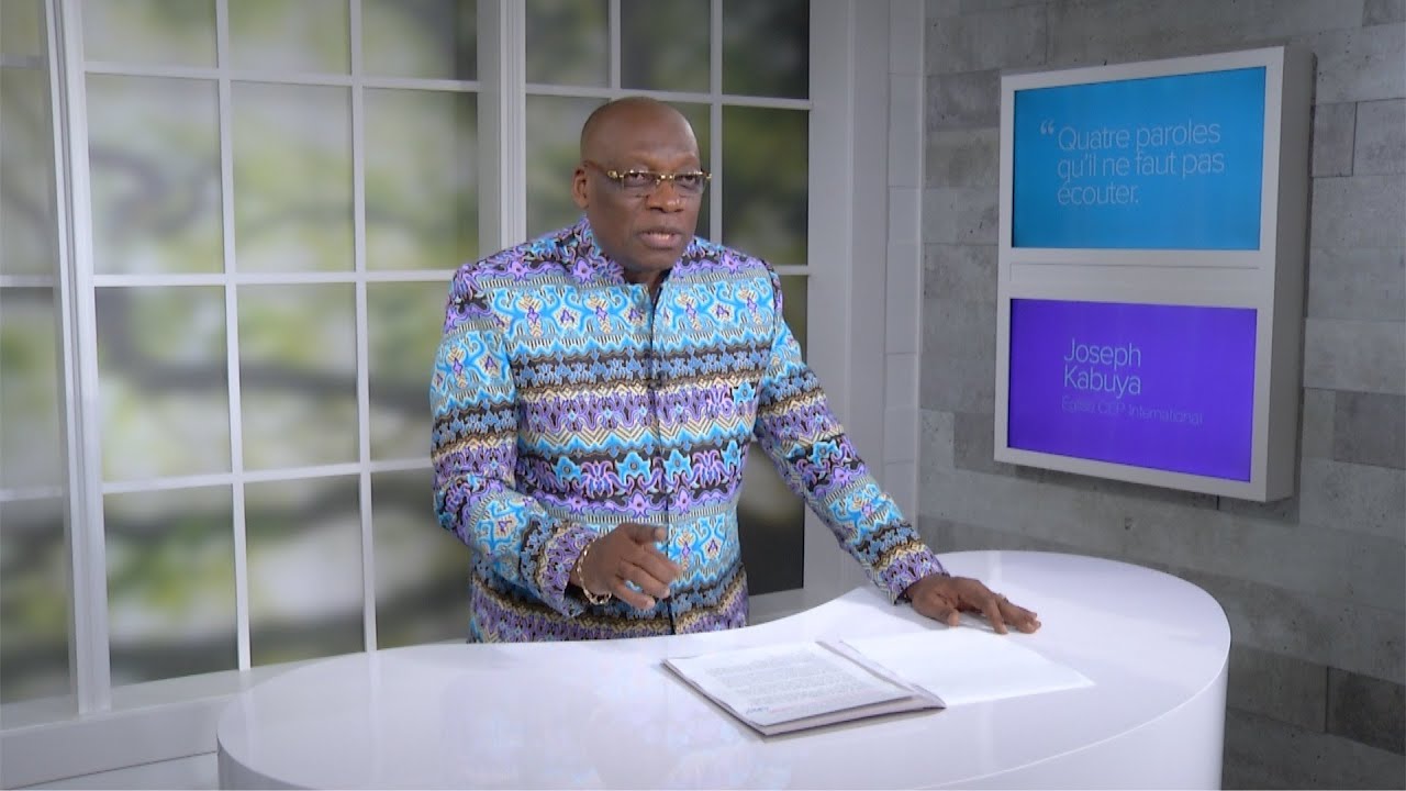 Quatre paroles qu'il ne faut pas écouter - La pensée du jour - Joseph Kabuya Masanka
