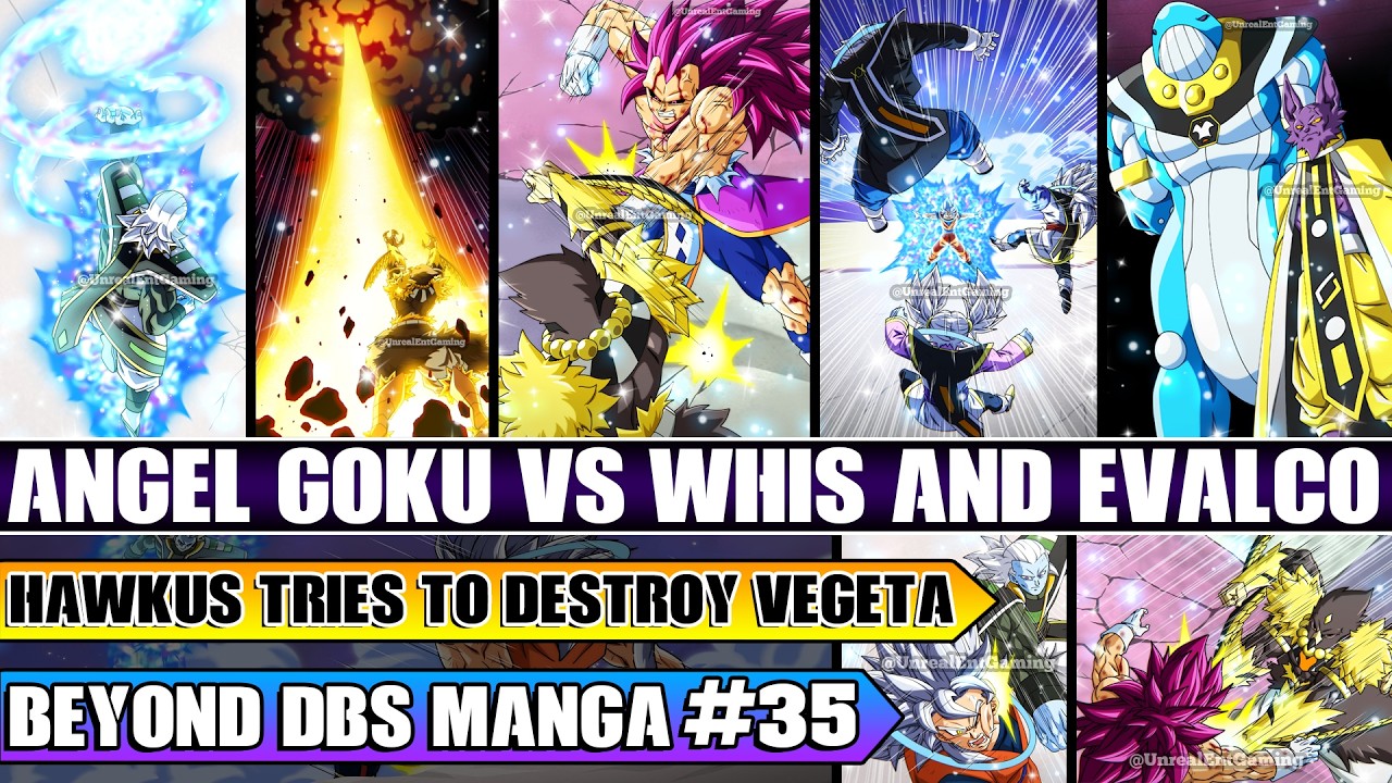 Beyond Dragon Ball Super Angel Goku Vs Evalco And Whis! Mastered Ultra Ego Vegeta Battles Hawkus