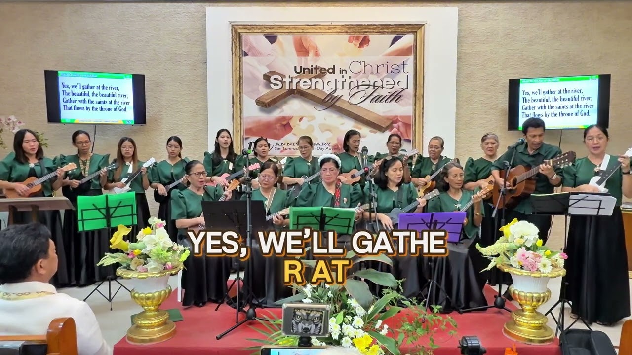 SHALL WE GATHER AT THE RIVER 