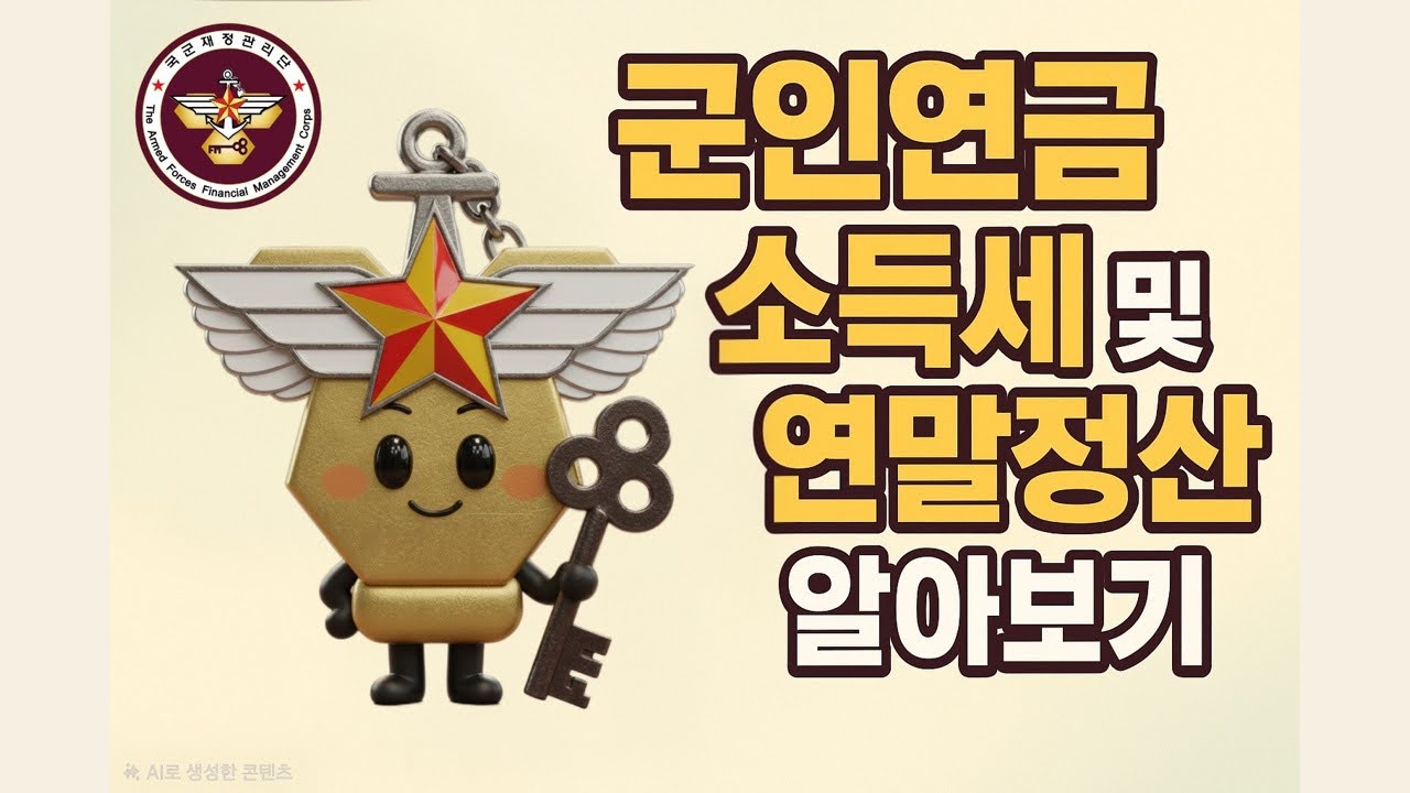 📢군인연금 연금소득세 연말정산 안내