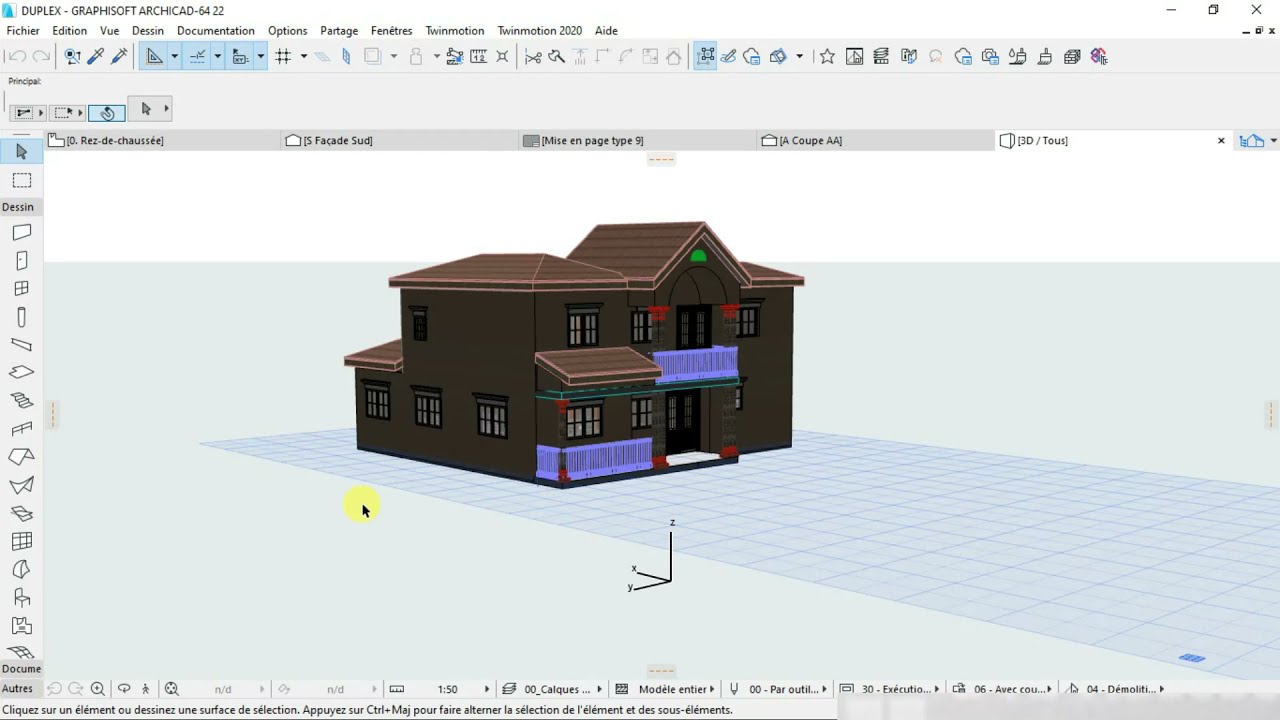 comment restaurer les paramètres  par défaut dans ArchiCAD