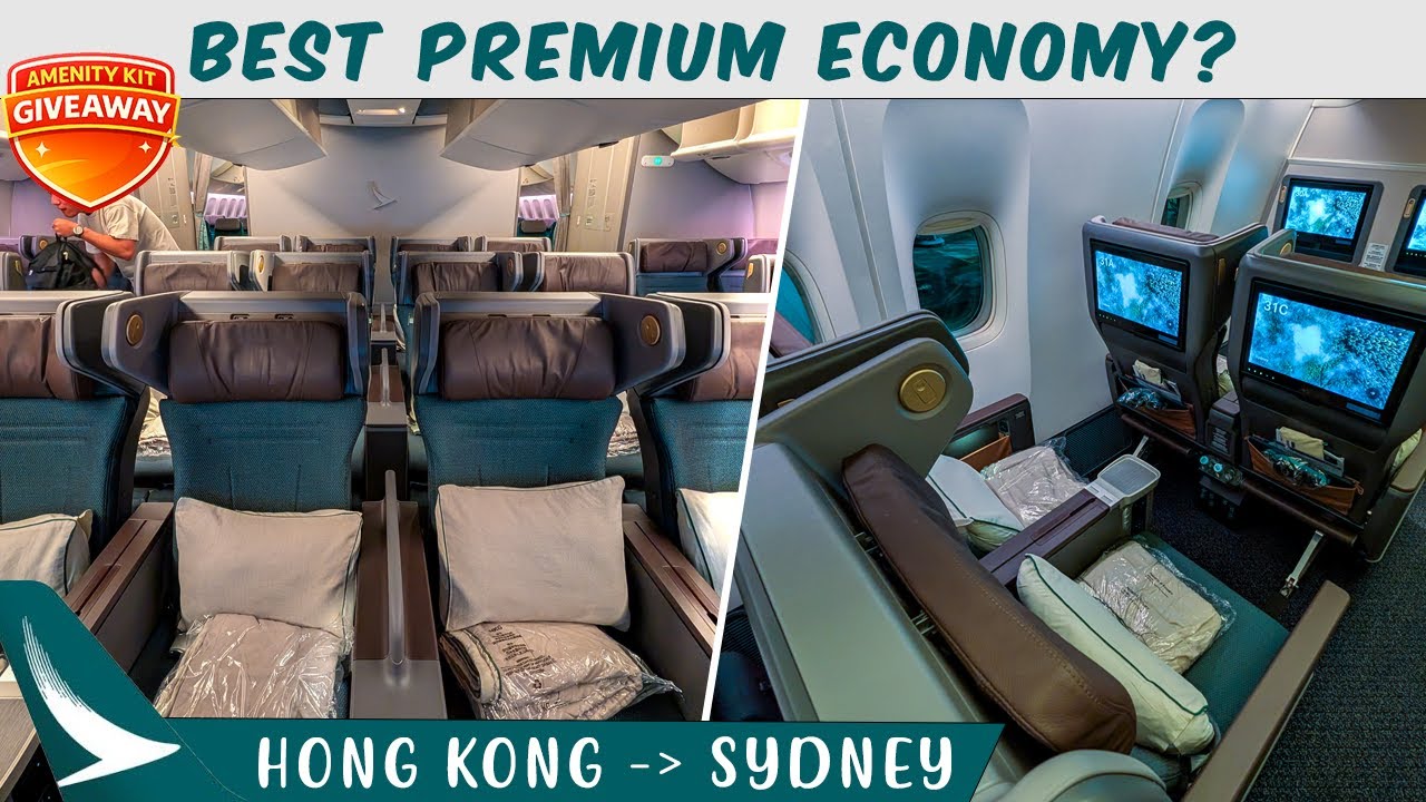 Обзор премиум-эконом-класса Cathay Pacific | Гонконг — Сидней | Лучшее место в премиум-эконом-кла...