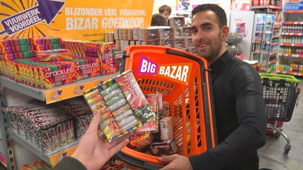 Nieuw vuurwerk inslaan bij Big Bazar!