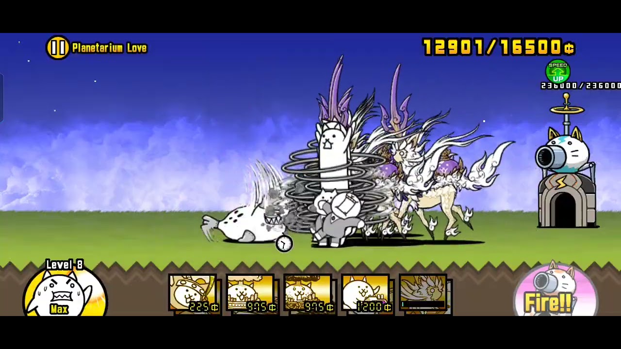 Battle Cats UL 26-4 Planetarium Love [3 Star] (No Gacha) - Morningstar Isle Stage 4
