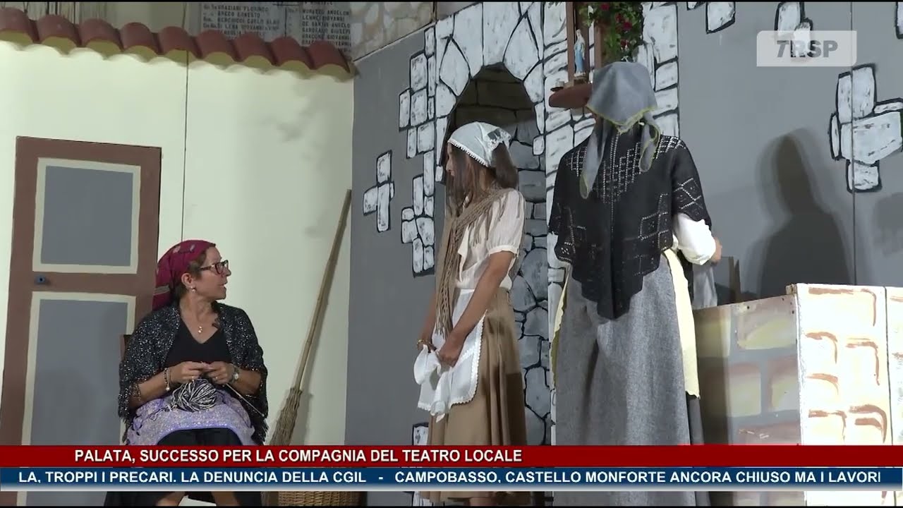 Palata, successo per la compagnia del teatro locale - TRSP TG NEWS MOLISE DEL 16-08-25