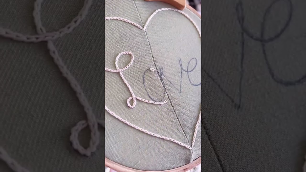 Needle and thread relaxing sound #ASMR #iynəsapsəsi #needleandthread #relax #embroidery #handmade
