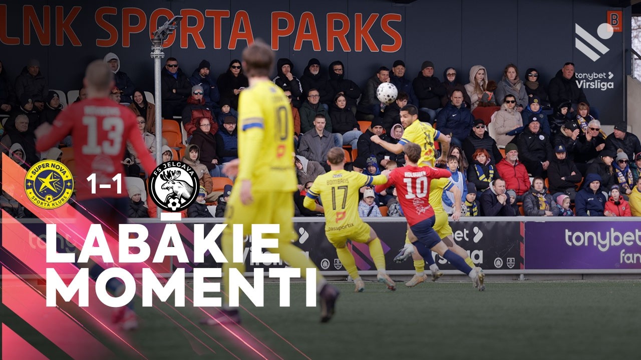 2. kārta: SK Super Nova 1:1 FS Jelgava (Labākie momenti)