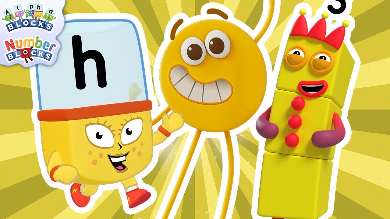 The Best Yellow Characters | Learn to Read, Count and Learn Colours | @Blocks-Universe