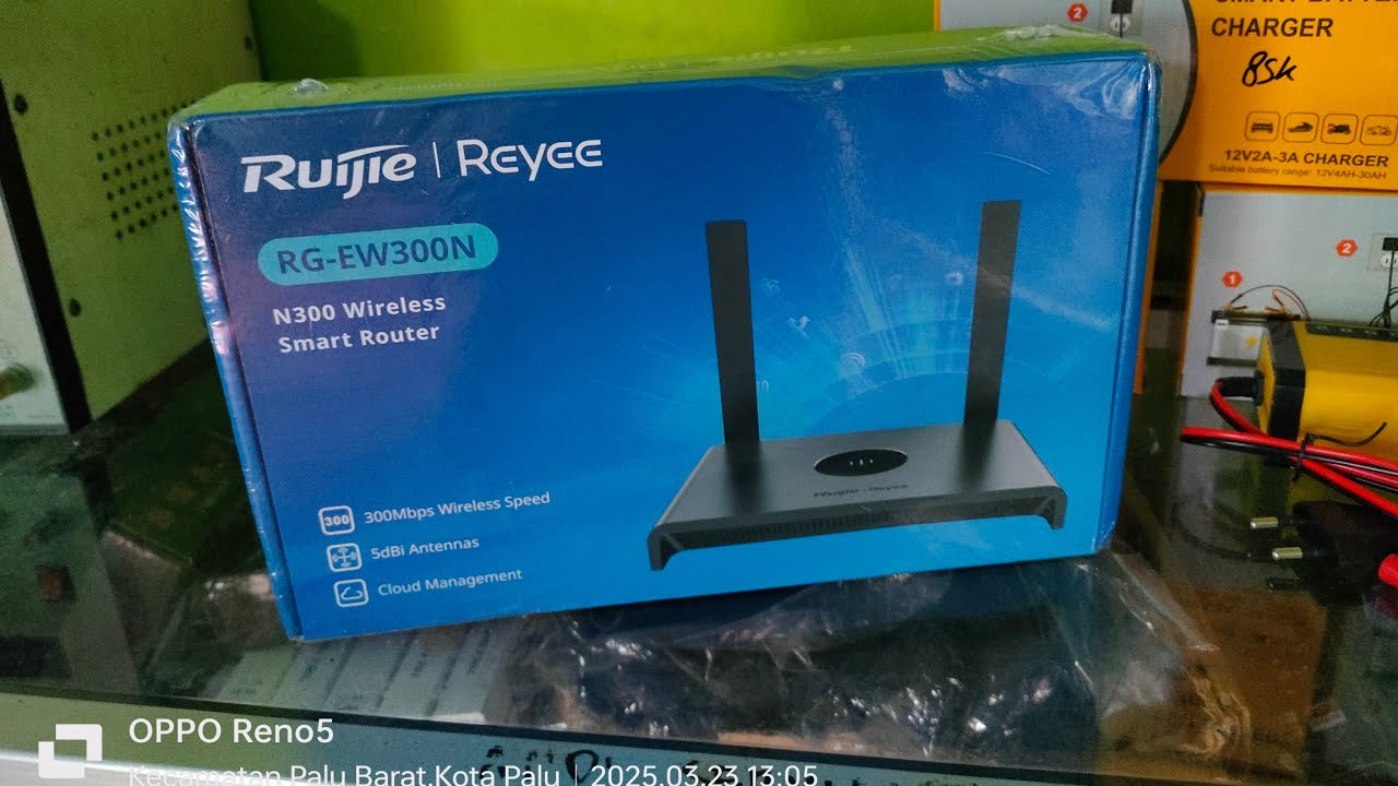 cara seting roter ruijie reyee rg-ew300n untuk wifi voceran atau ganti nama dan buat sandi