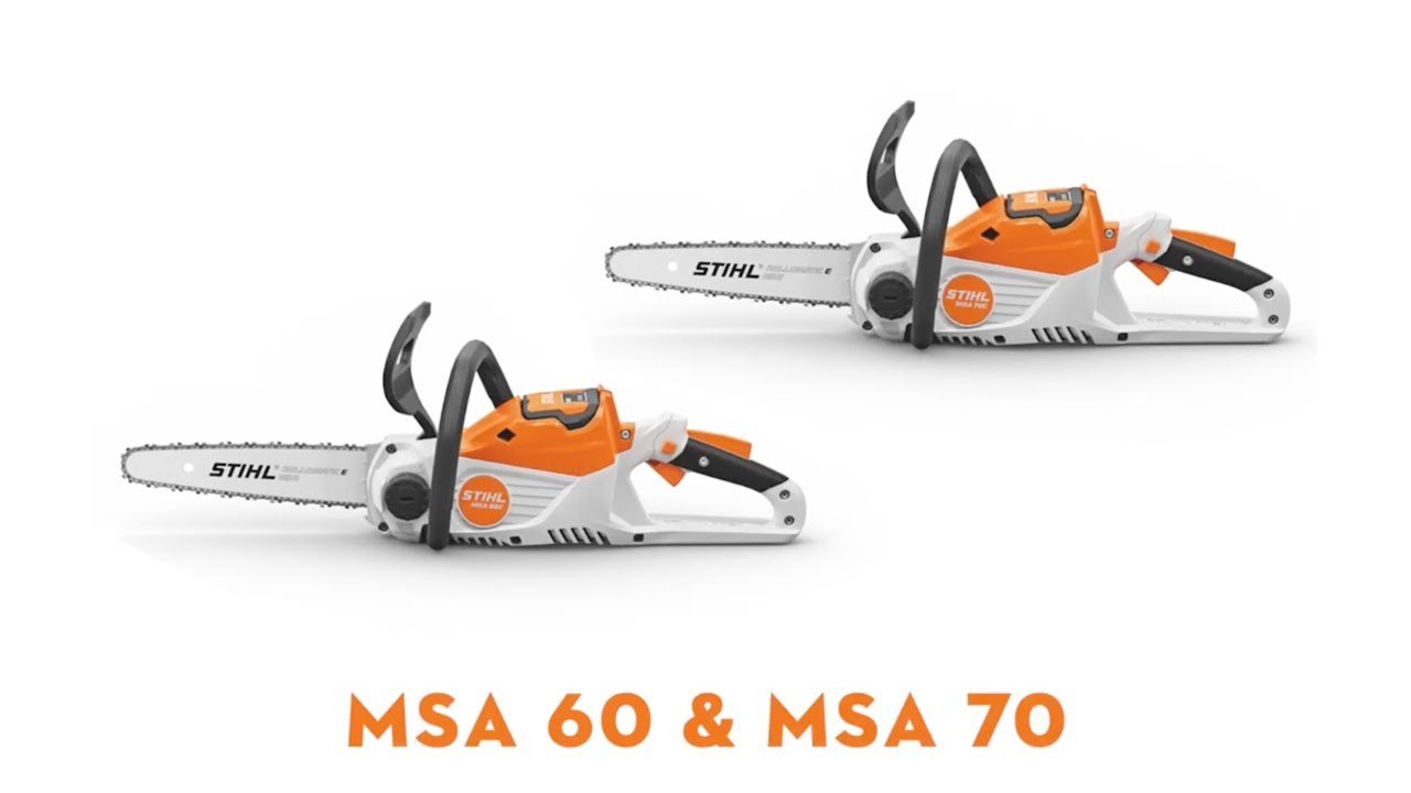 Аккумуляторные бензопилы STIHL MSA 60 и MSA 70 | Аккумуляторные бензопилы | Система STIHL AK | ST...
