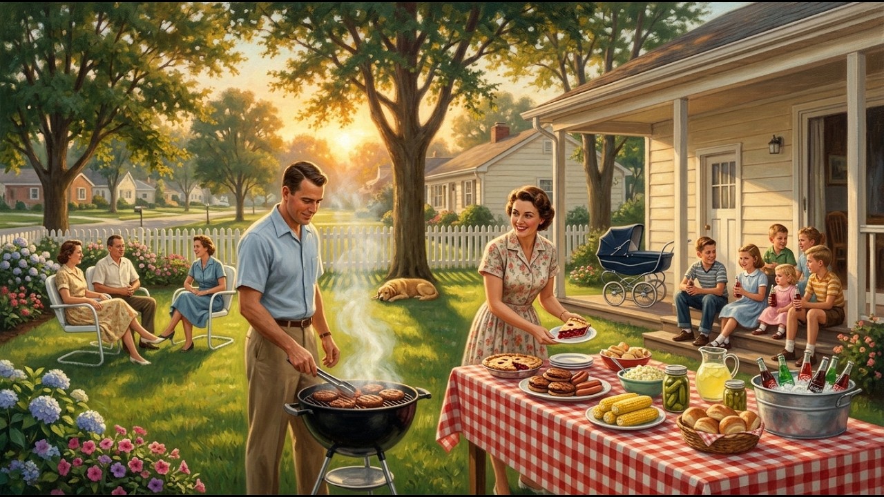 1950s America: Small Town Memories | The Good Old Days | Relaxing Nostalgic Americana Music