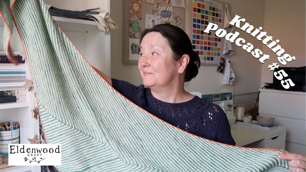 55. Knitting another Ranunuculus, three shawls and a pair of hand knit socks. Plus a new makealong!