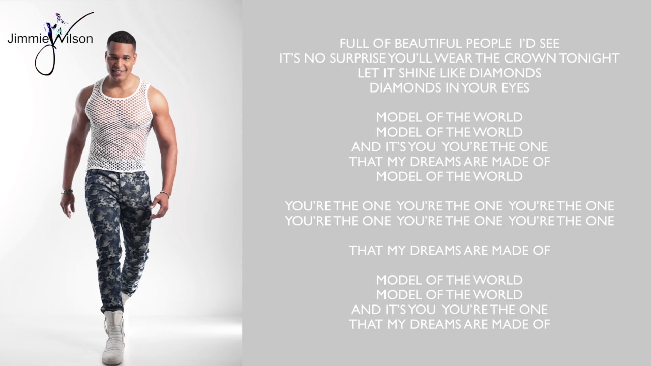 JIMMIE WILSON-Model Of The World (You're The One) KARAOKE VERSION