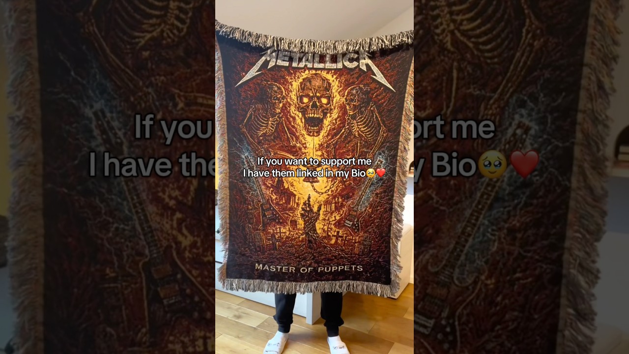 I hope this reaches Iron Maiden fans #metalhead #ironmaiden #metalica #blankets #ironmaidenfan