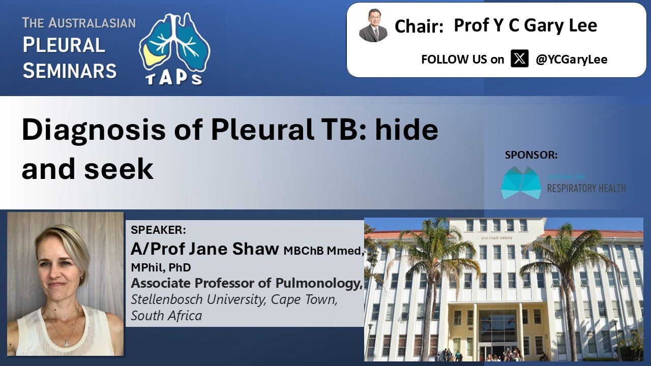 TAPS 2025 Ep 12- Diagnosis of Pleural TB: A game of hide and seek