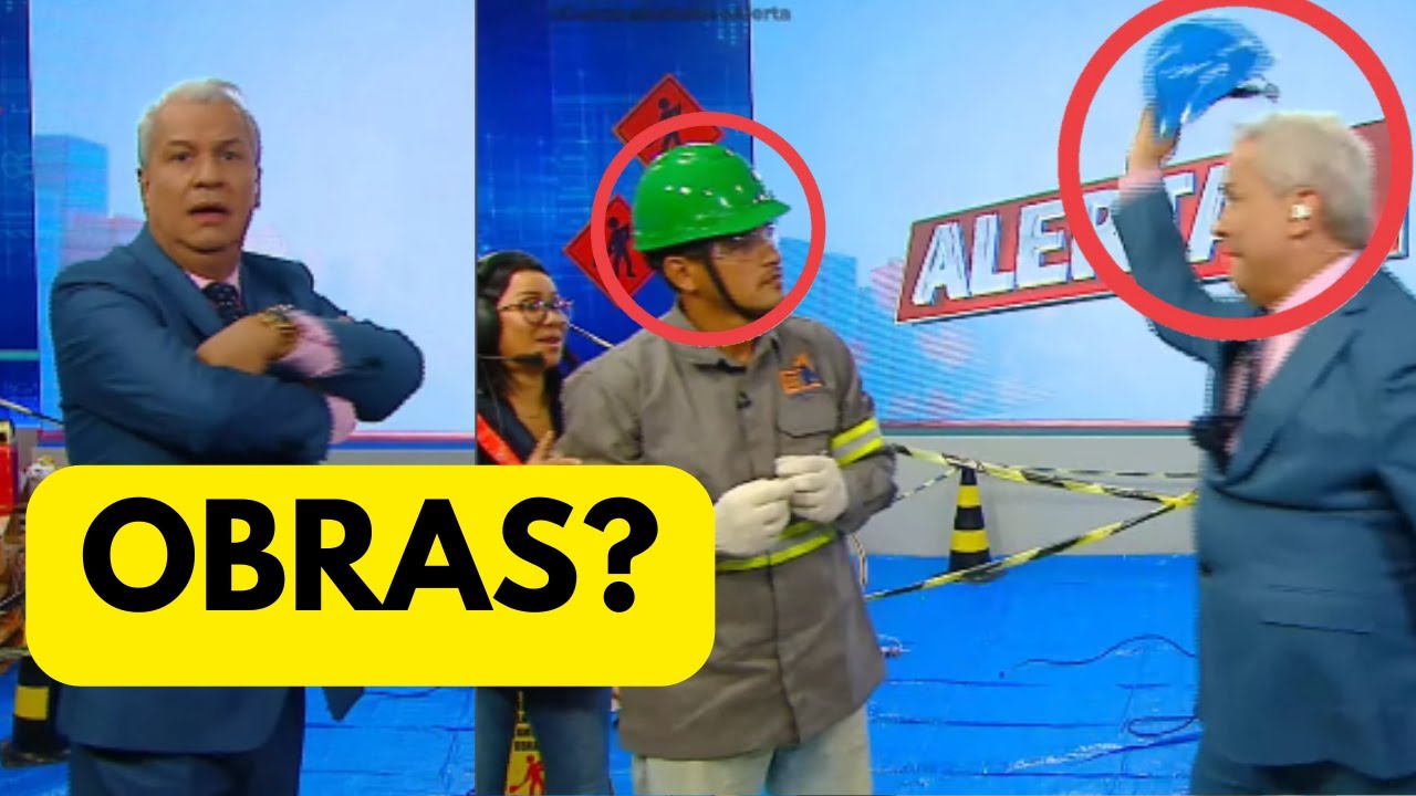 SIKÊRA JR ENCONTRA ALERTA EM OBRAS E DISCUTE COM FUNCIONÁRIOS
