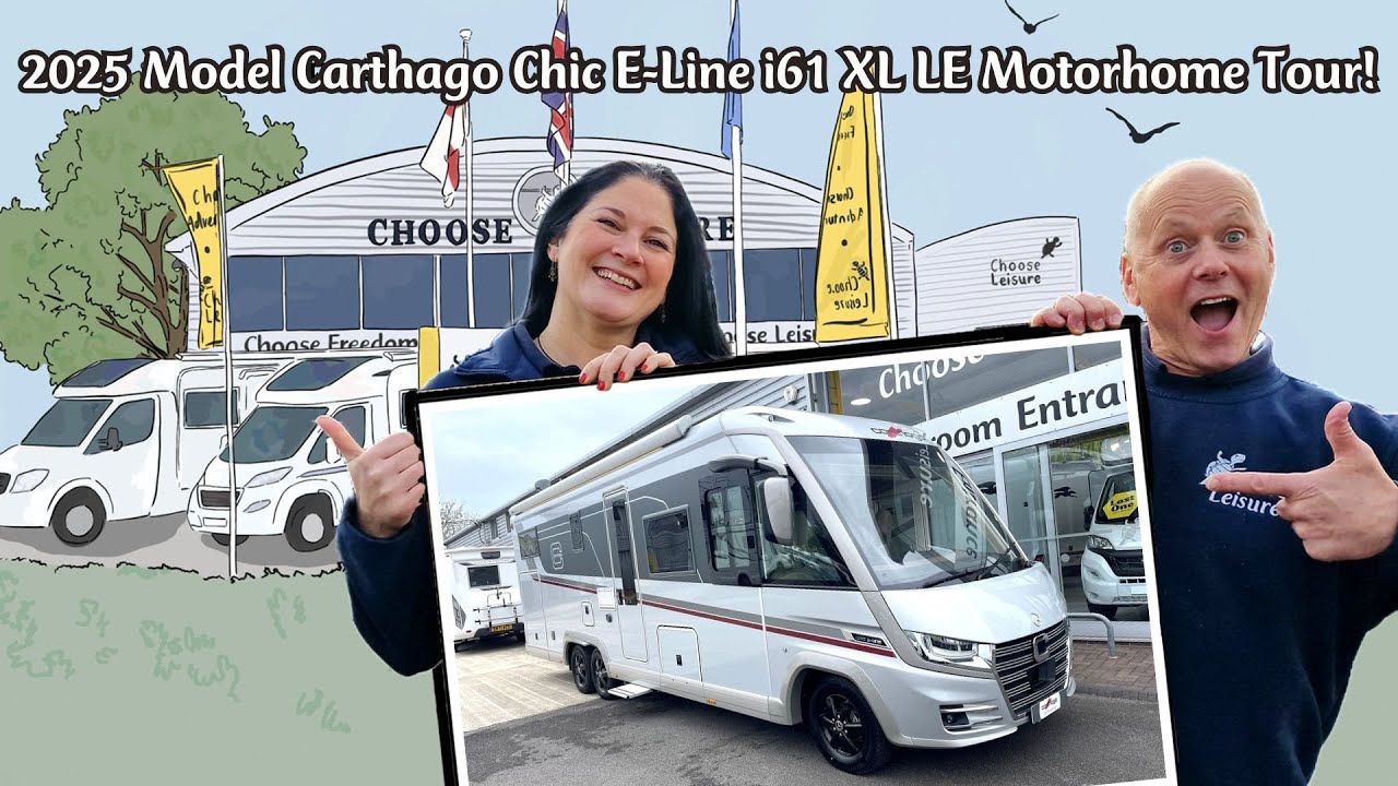 The Carthago Chic E-Line i61 XL LE 2025 model Motorhome Tour