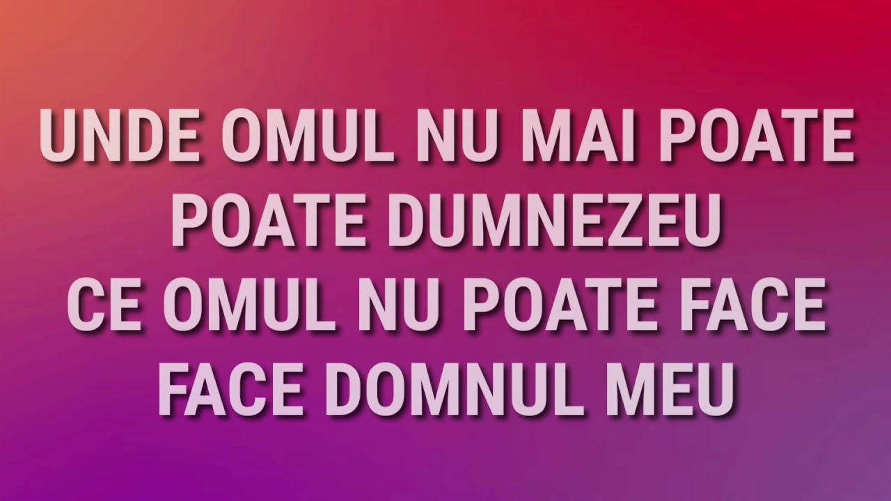 Negativ - POATE DOMNUL POATE (Original)