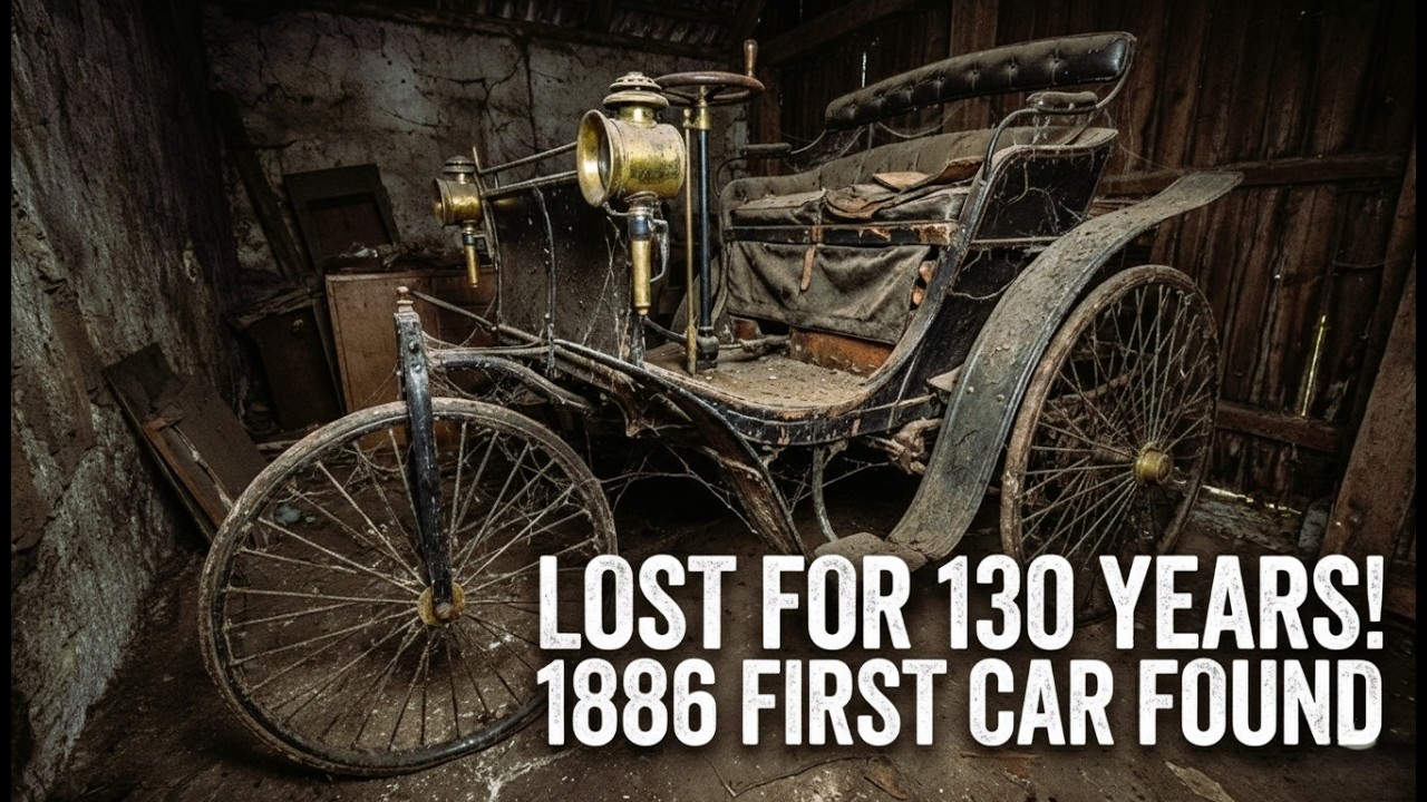 From Forgotten to Factory Fresh – ASMR Rebuild of a 1886 Mercedes, First Car in the World!
