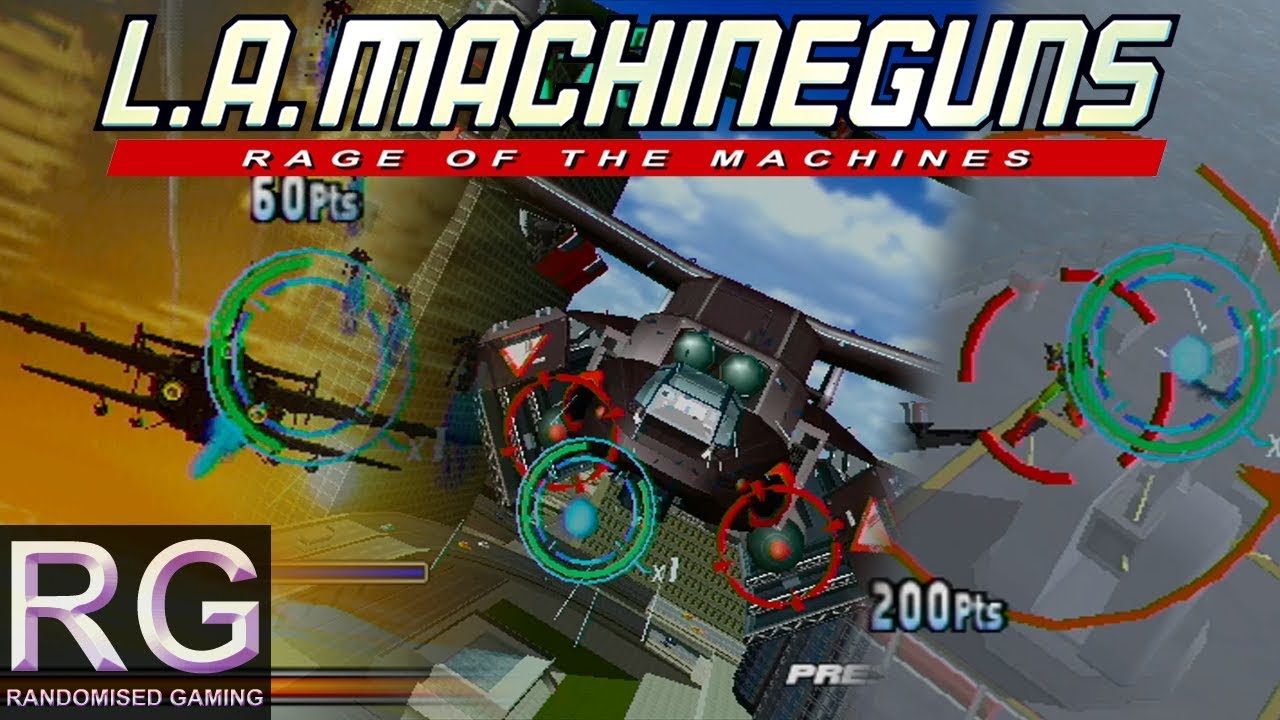 LA Machineguns - Nintendo Wii - Arcade intro, attract & playthrough [UHD 4K 60fps]
