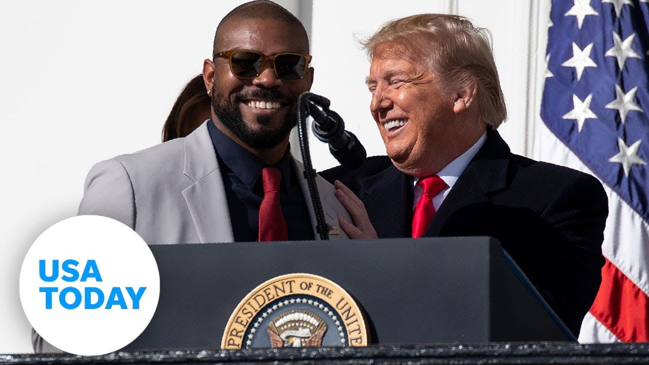 White House welcomes Washington Nationals | USA TODAY