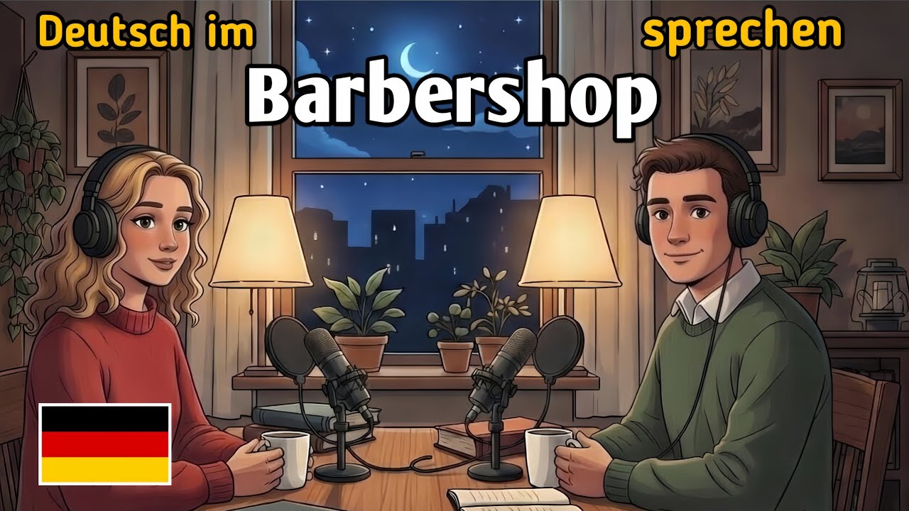 German at the Salon & Barber Shop | Real Life Conversation Practice
