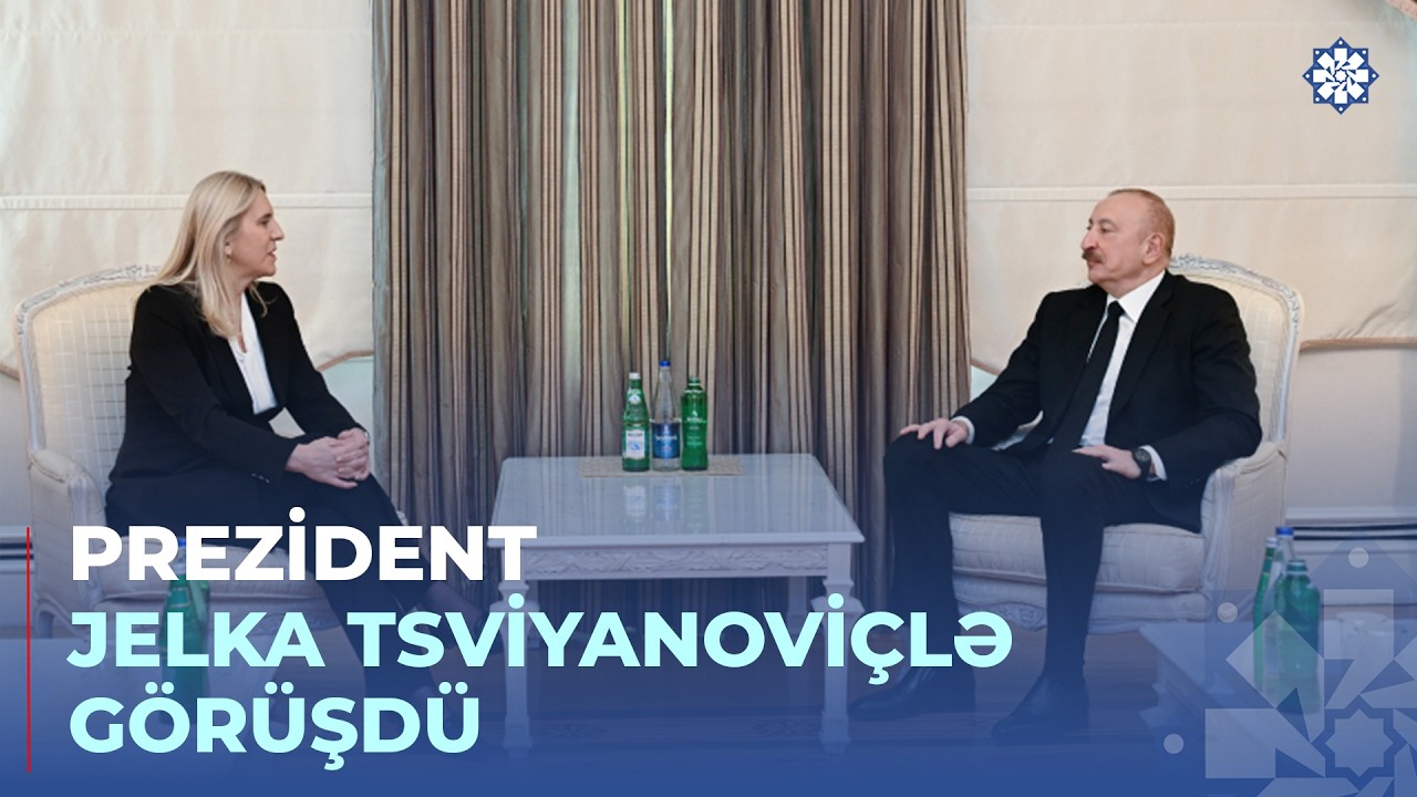 Prezident İlham Əliyev Bosniya və Herseqovina Rəyasət Heyətinin üzvü ilə görüşüb