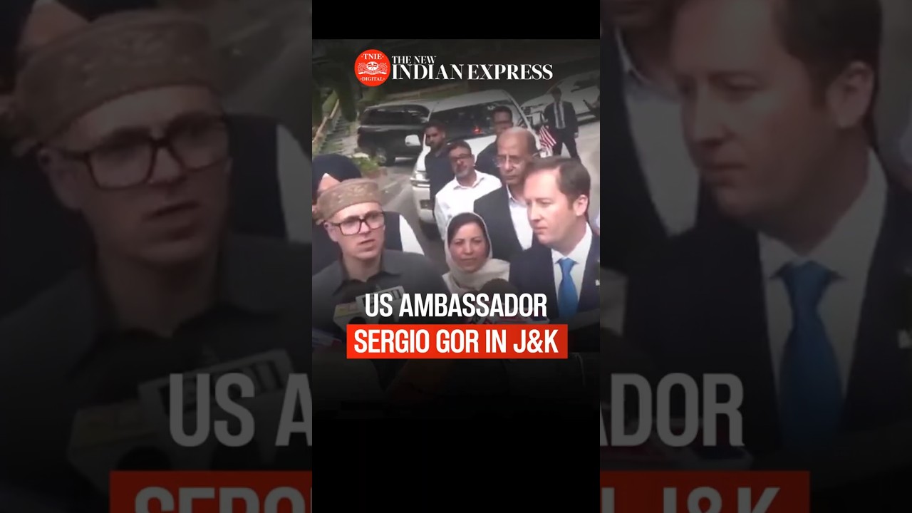 Посол США в Индии Серхио Гор встретился с главным министром Джамму и Кашмира Омаром Абдуллой