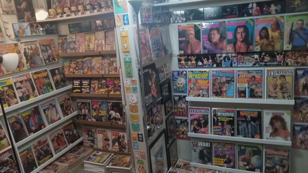 Jammer's Newest Layout For The Wrestling Magazine Room! 