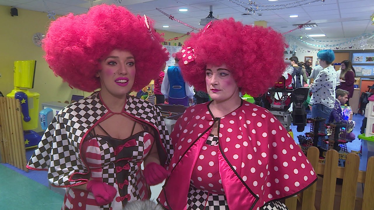 STV News at Six  Panto Stars Visit Children's Hospital