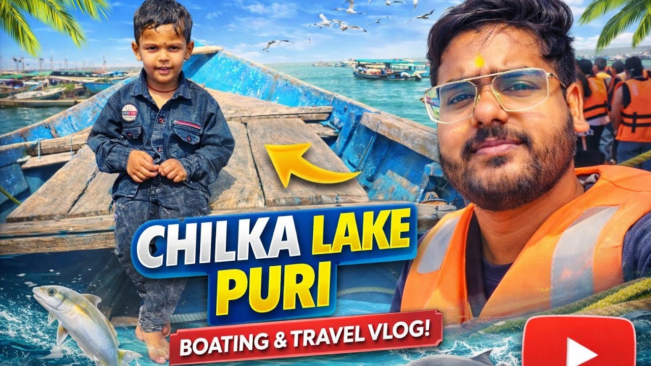 😱 First Time in CHILKA LAKE Puri! Dolphin 😍 | You Won’t Believe This!