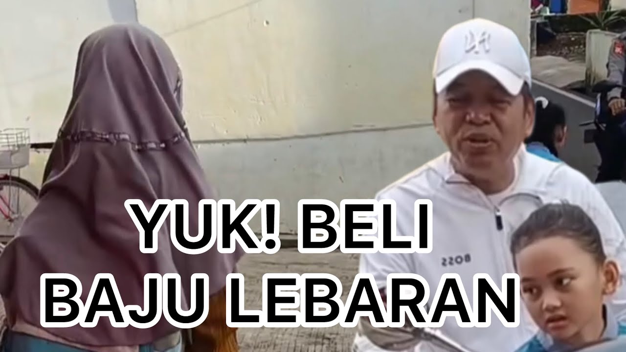 KDM AJAK IDAN BELI BAJU LEBARAN