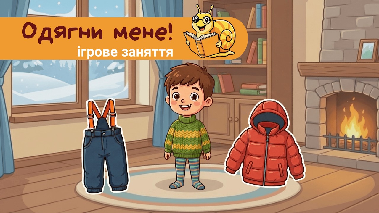Вдягаємося самі! ❄️ Заняття-гра для дітей 2-5 років