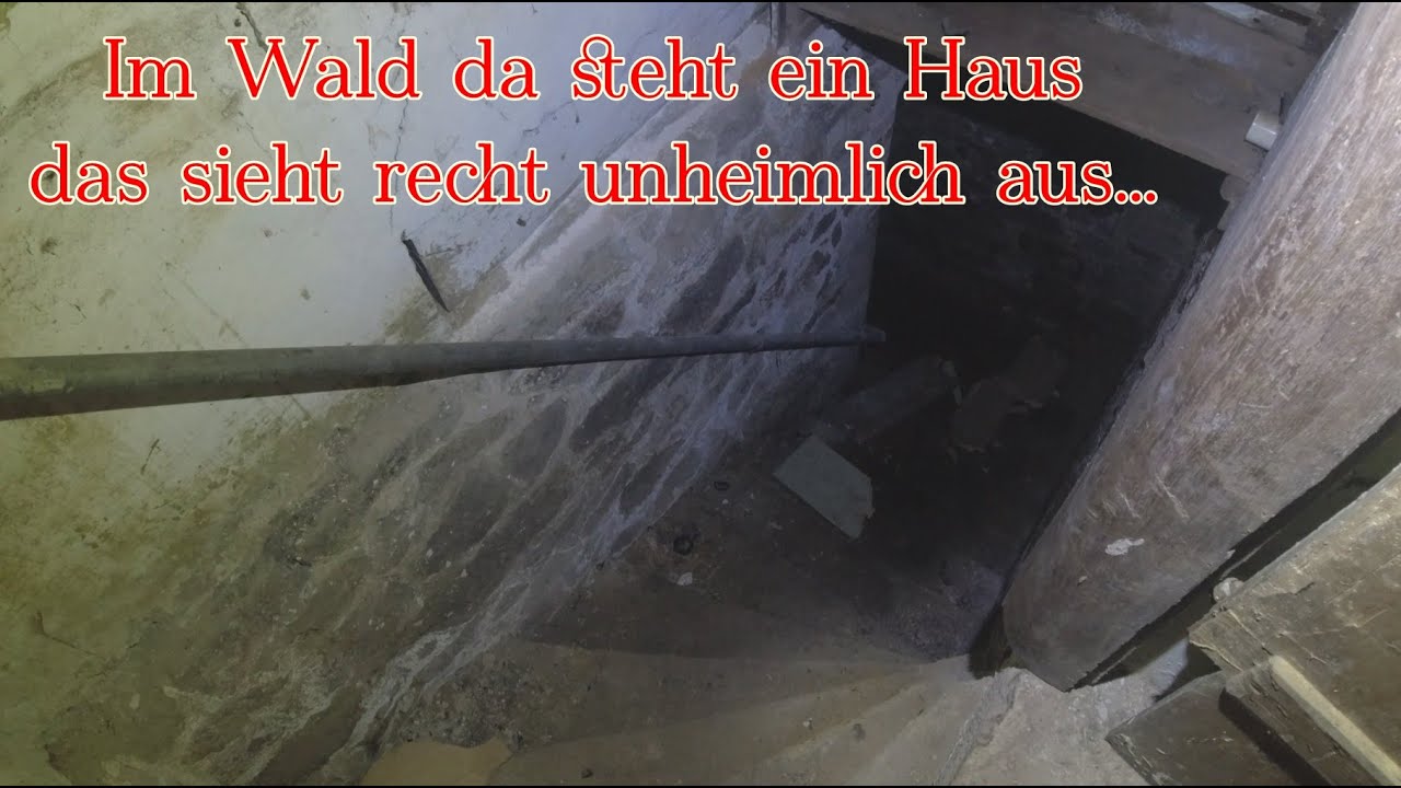 Unheimliches Gebäude im Wald entdeckt,war das mal ein Gasthaus 